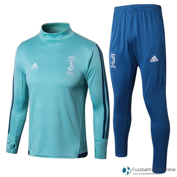 Juventus Trainingsanzug 2017/18 Blau Licht Fussballtrikots Günstig